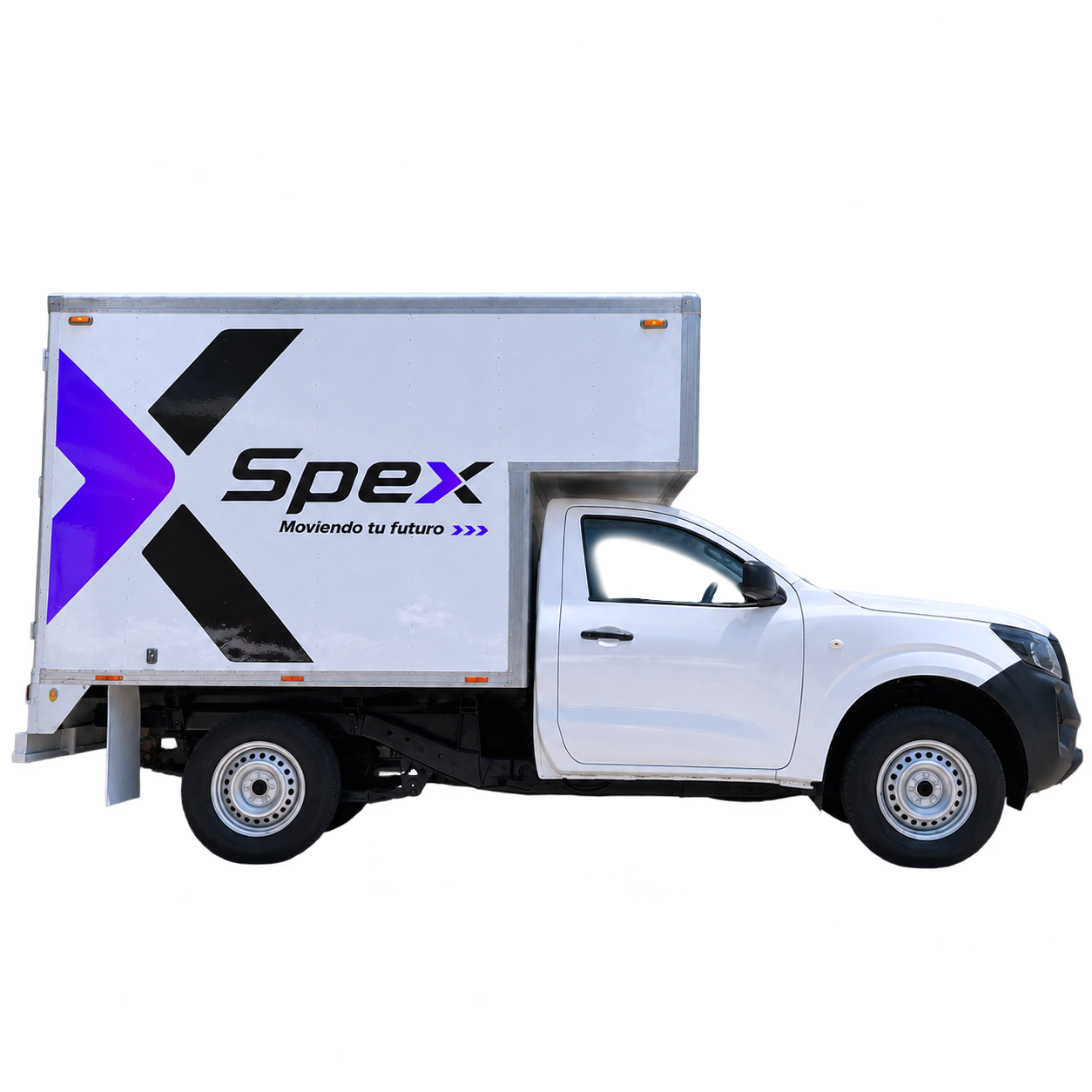 Camioneta de carga SPEX vista de perfil